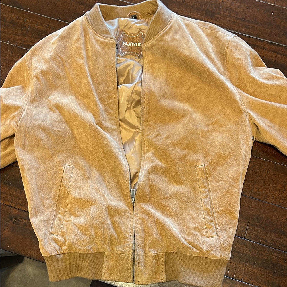 Tan Leather Jacket for Women